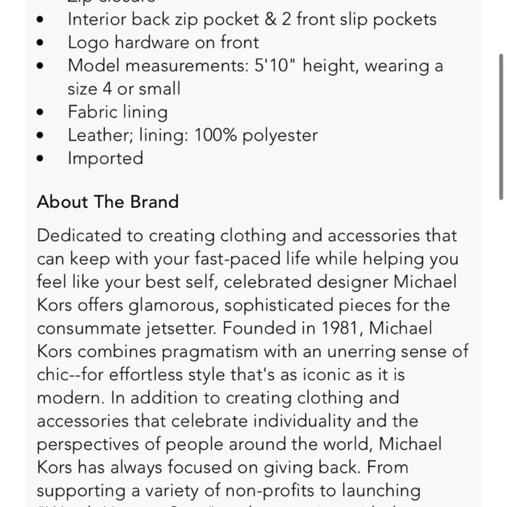 Michael Kors Astor NWT - Picture 12 of 12